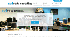 Desktop Screenshot of madworkscoworking.org